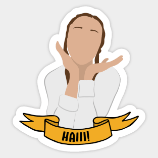 Emma Chamberlain - Hai! Sticker